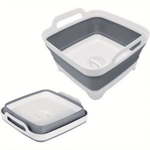 Bassine pliable camping car